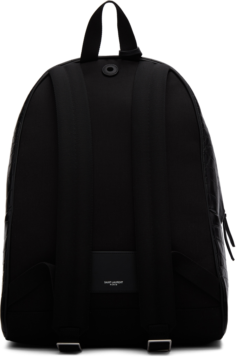 saint laurent crocodile backpack