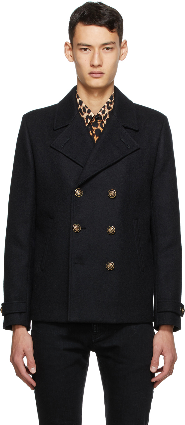 yves saint laurent pea coat