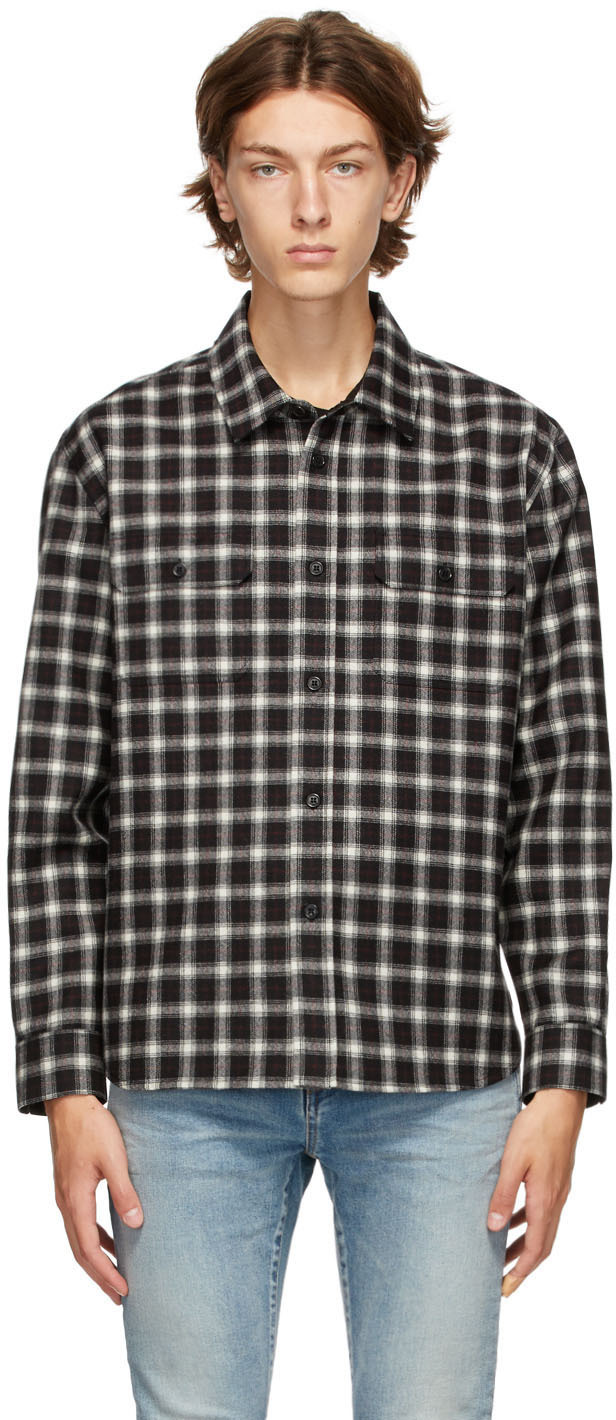 saint laurent plaid jacket