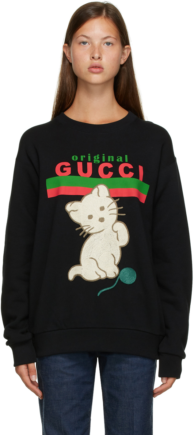 Original Gucci' Cat Sweater | SSENSE UK