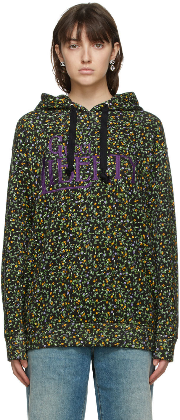gucci floral hoodie