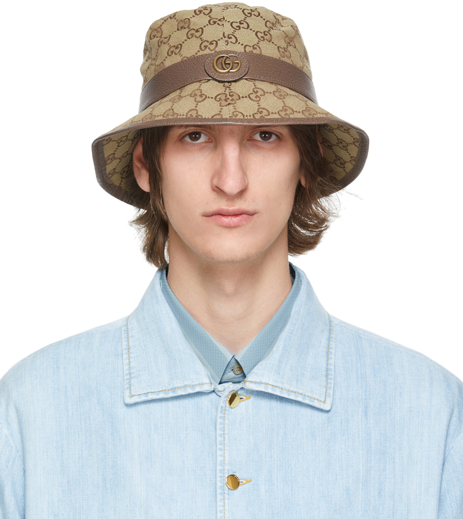 Gucci Reversible GG Supreme Bucket Hat