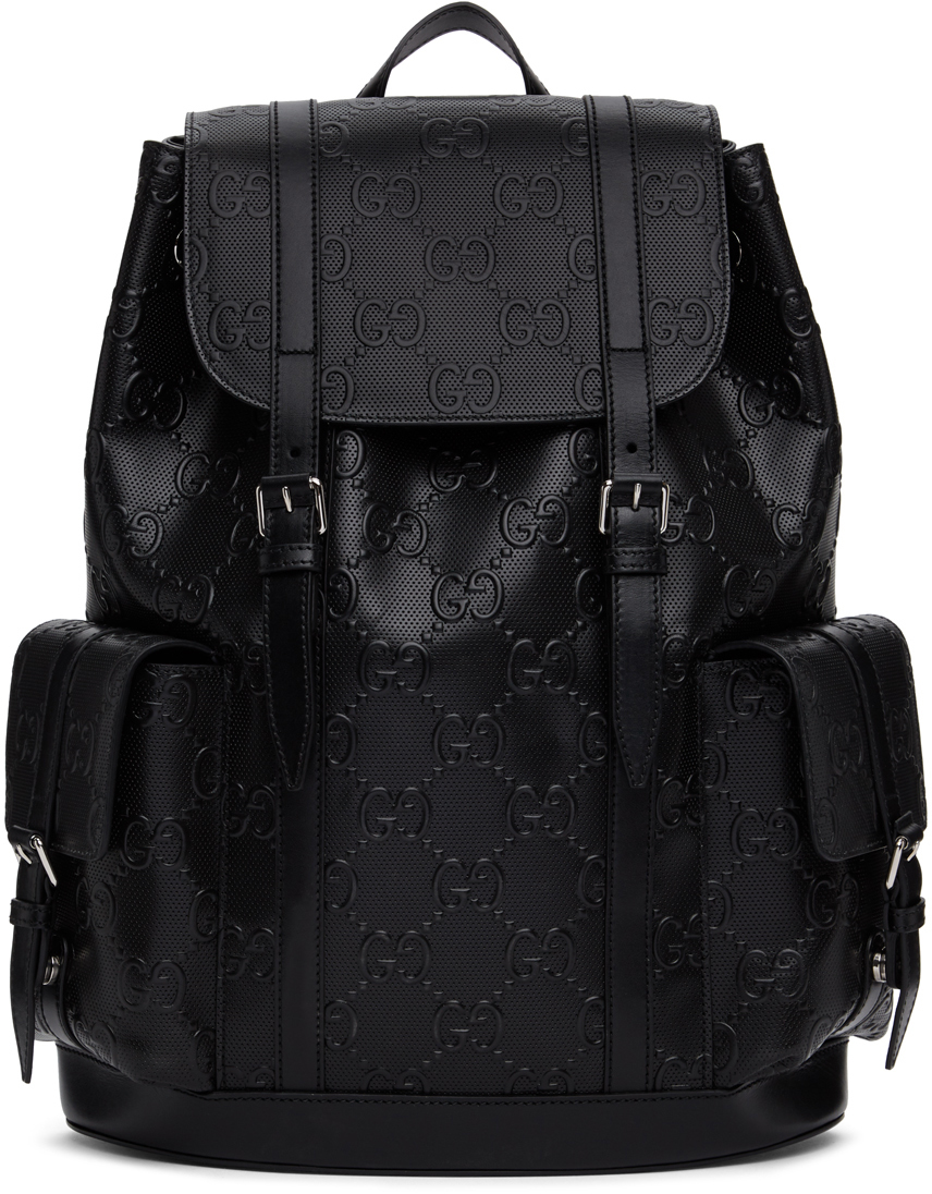 black gg backpack