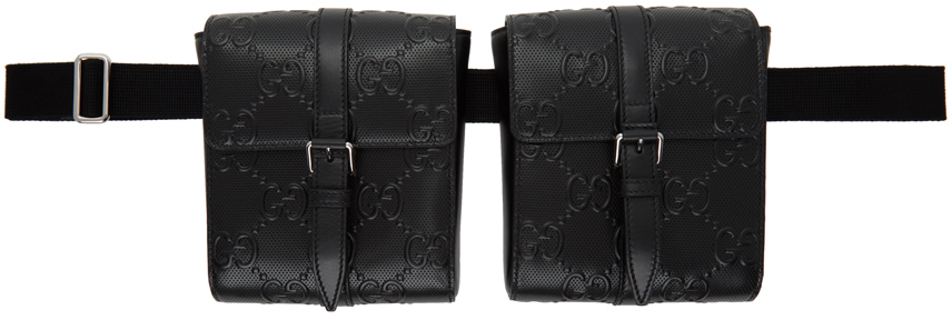 Gucci: Black GG Tennis Belt Bag | SSENSE