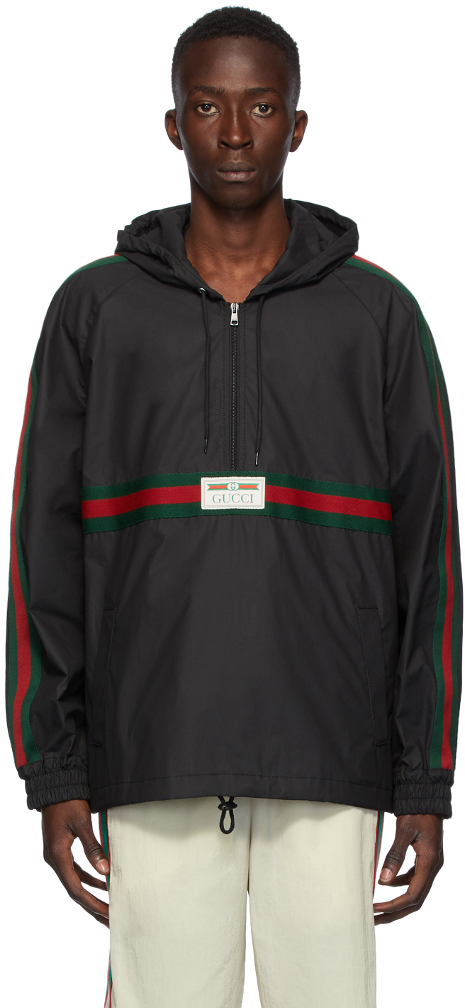 gucci black windbreaker