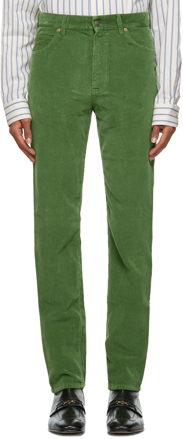 gucci pants green