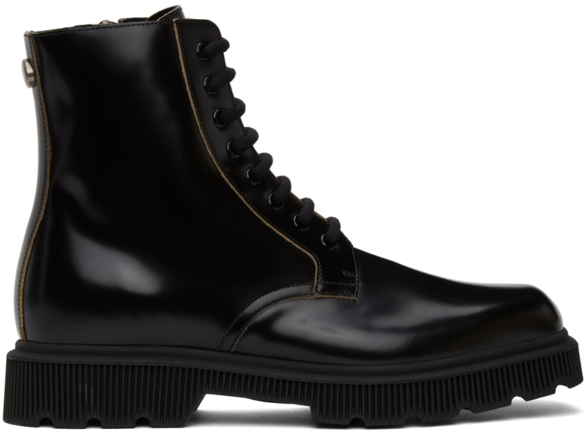gucci black boots men