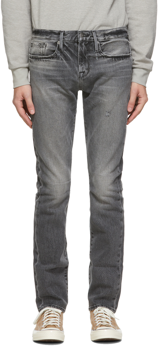 frame grey jeans