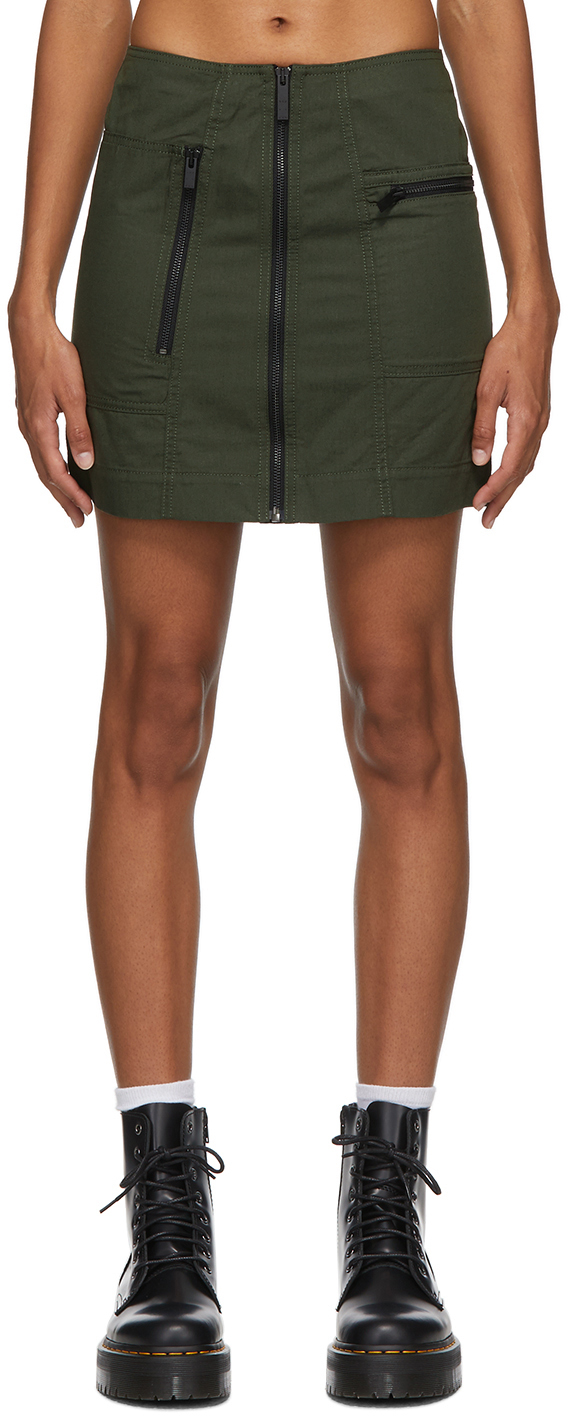 MCQ Green Military Pocket Skirt