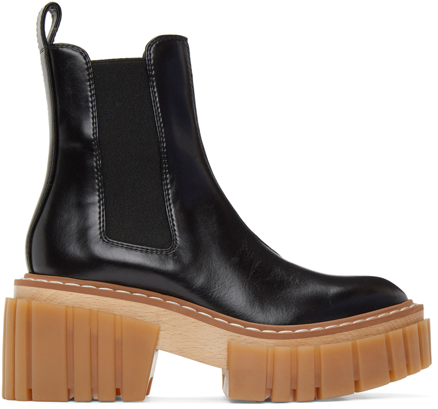 Black Emilie Chelsea Boots by Stella 