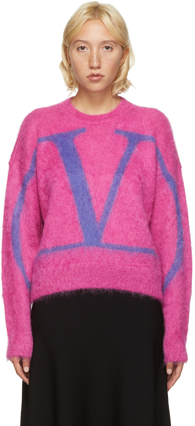 valentino pink sweater