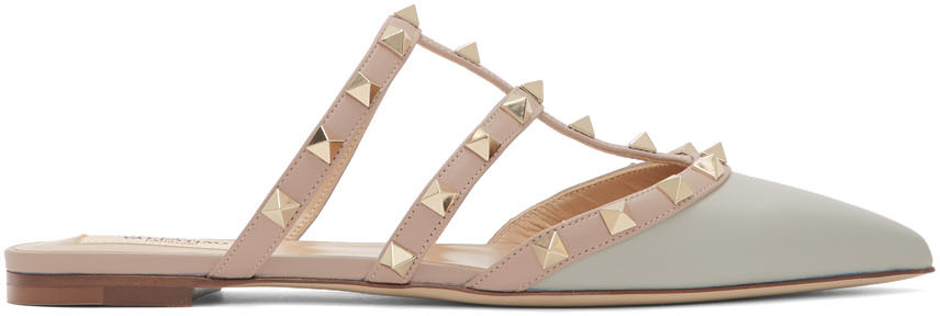 valentino flat mules