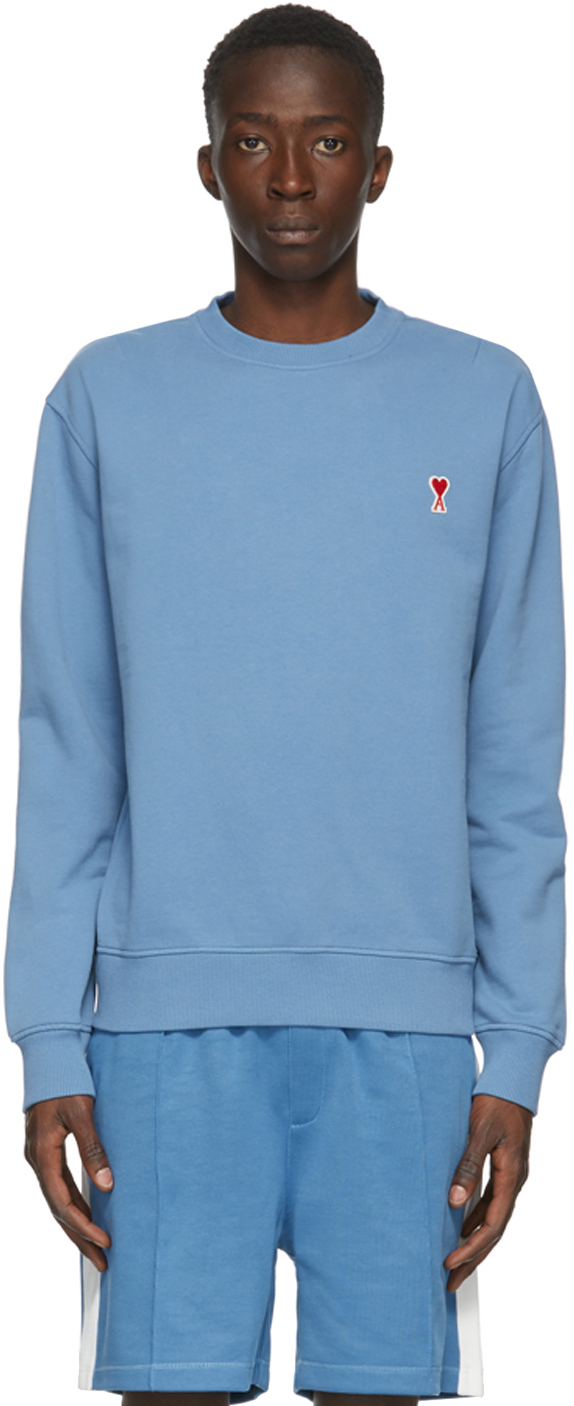 ami blue sweatshirt