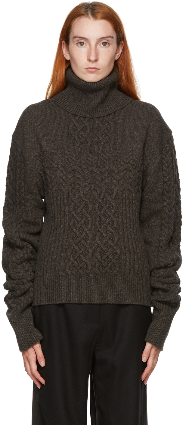 Kim Matin Grey Knit Volume Sweater | Smart Closet