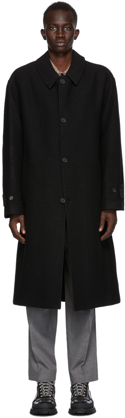 mfpen: Black Hollis Coat | SSENSE
