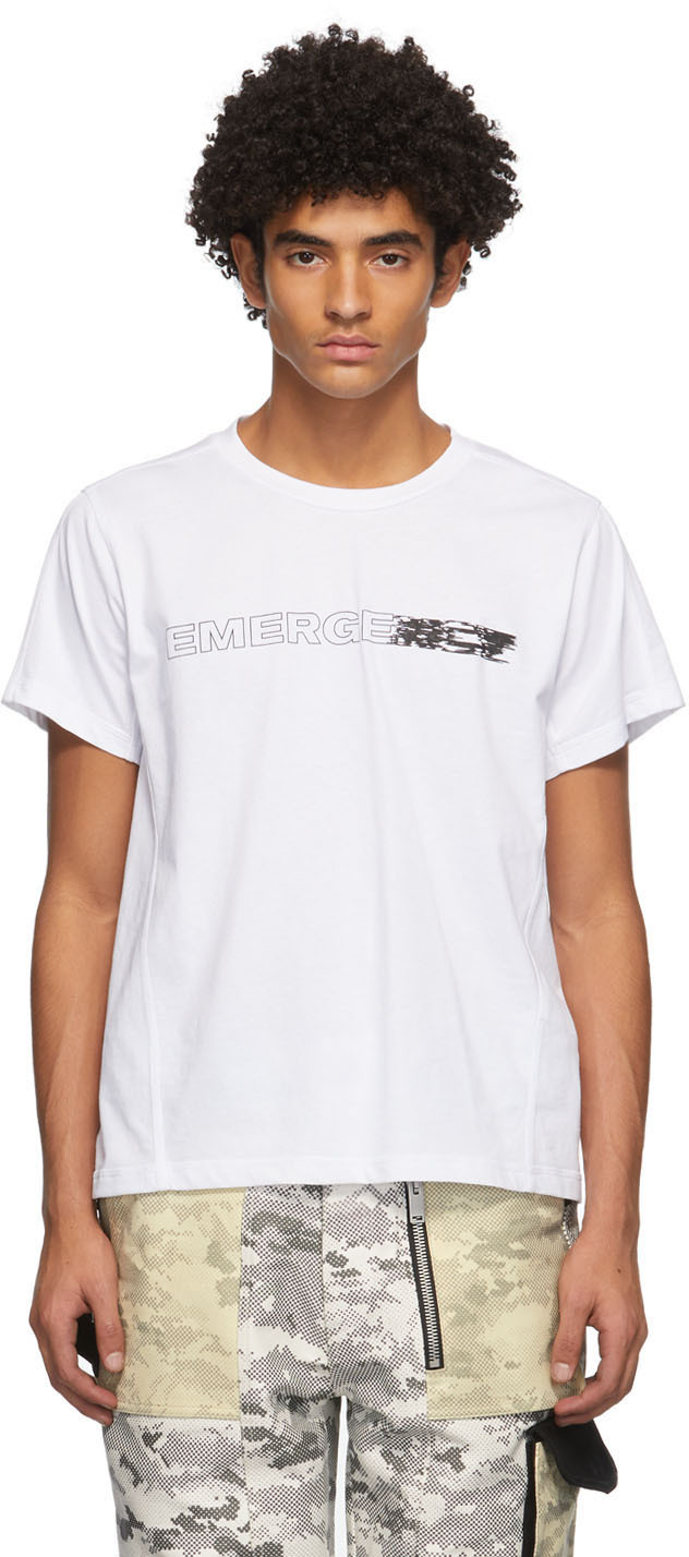 ADYAR: SSENSE Exclusive White Graphic T-Shirt | SSENSE