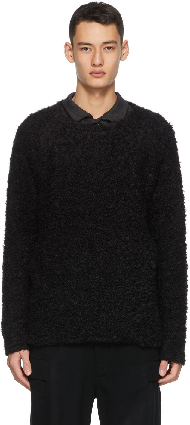 black mohair sweater