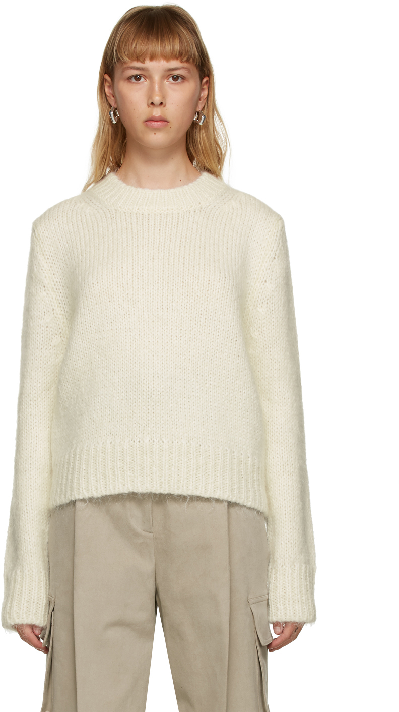 off white mohair sweater