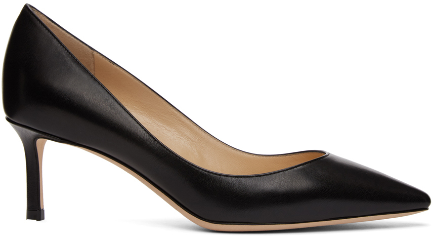 Jimmy Choo: Black Romy 60 Heels | SSENSE