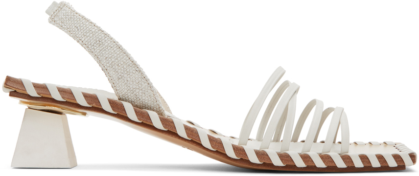 Jacquemus Off-White 'Les Sandales Valerie' Heeled Sandals