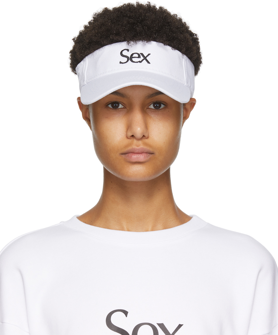 More Joy White Sex Visor Ssense 0564