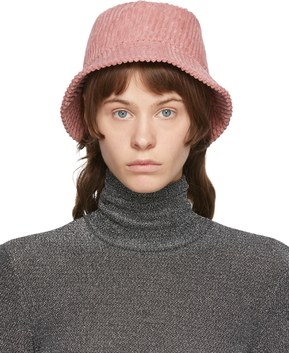 Isabel Marant: Pink Haley Bucket Hat | SSENSE UK