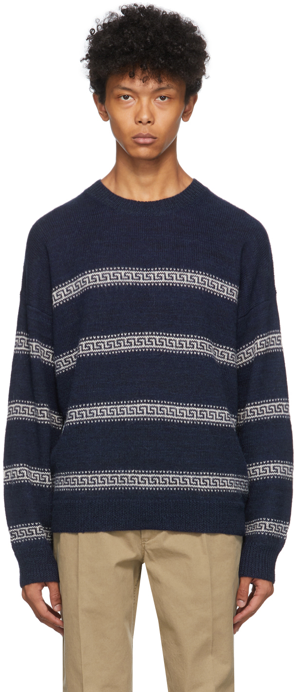 Isabel Marant: Navy Oblinca Sweater | SSENSE Canada