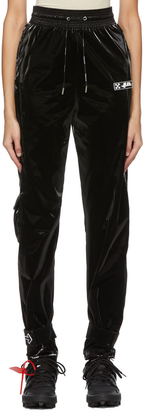 off white velvet pants