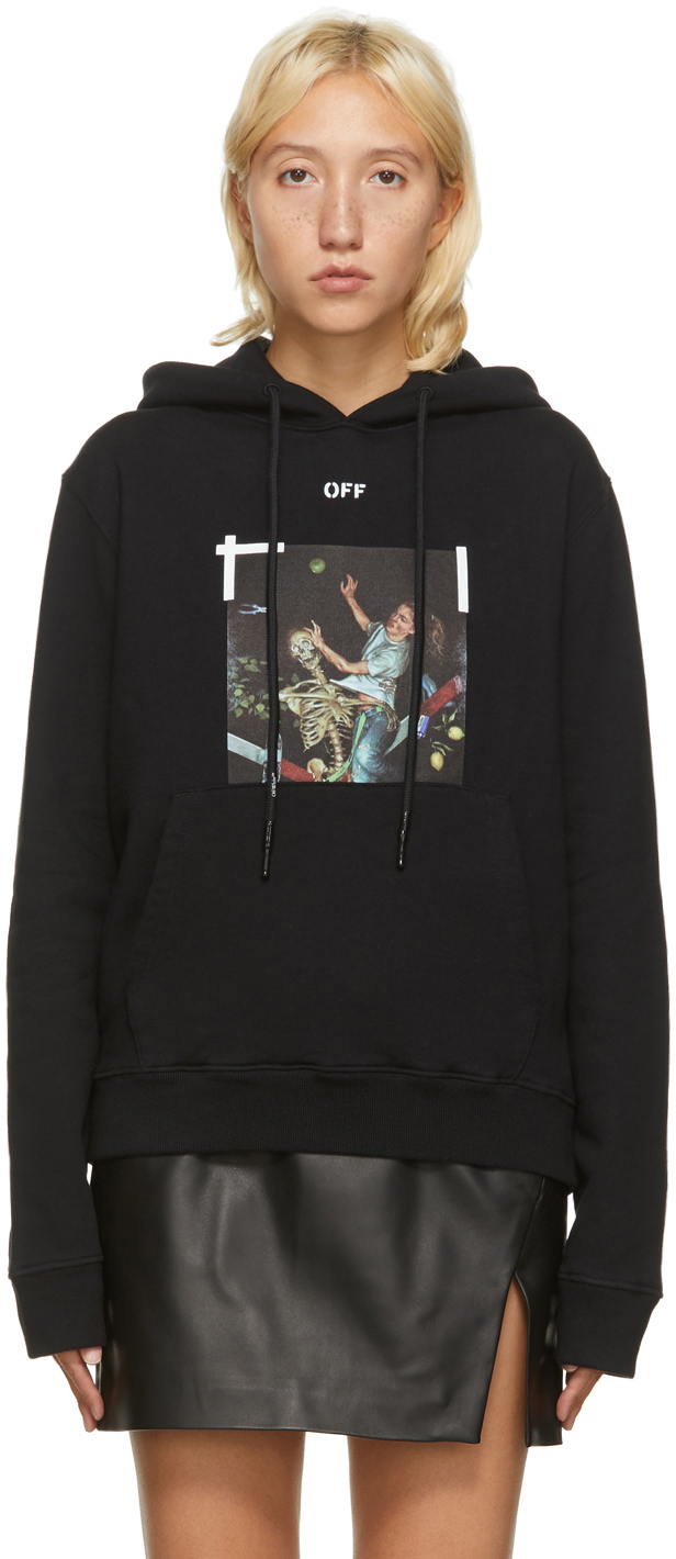 off white graphic hoodie