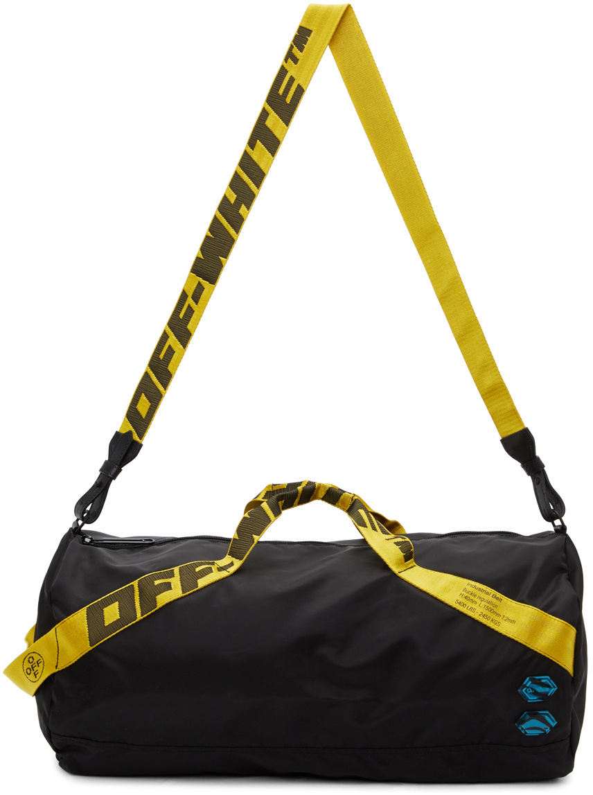 black and yellow bag