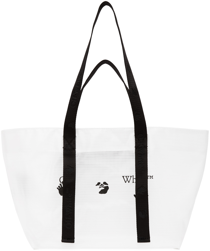 off white pvc bag