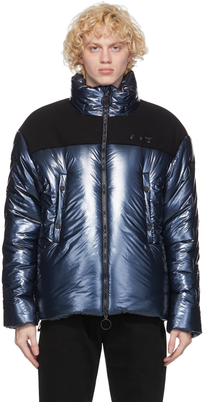 off white black puffer jacket