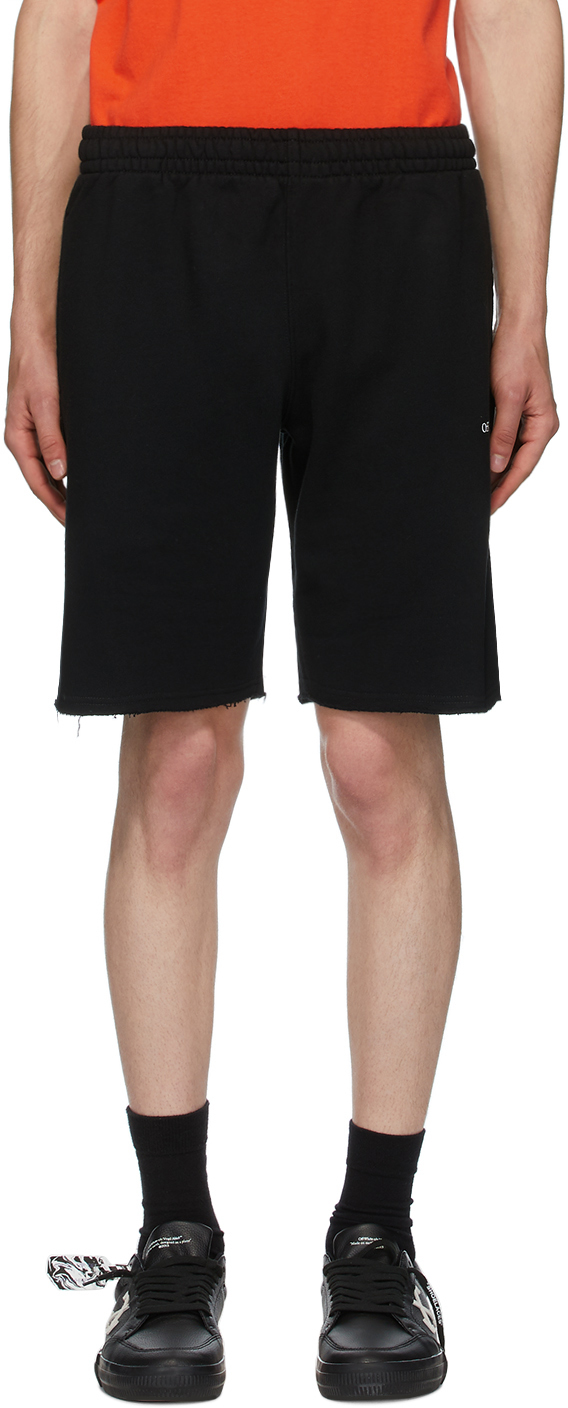 Off-White Black Caravaggio Painting Sweat Shorts