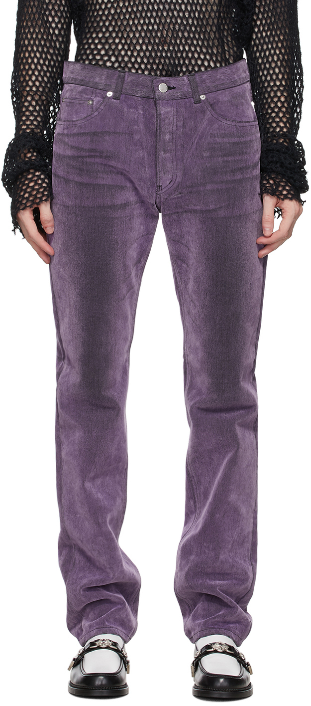 purple denim