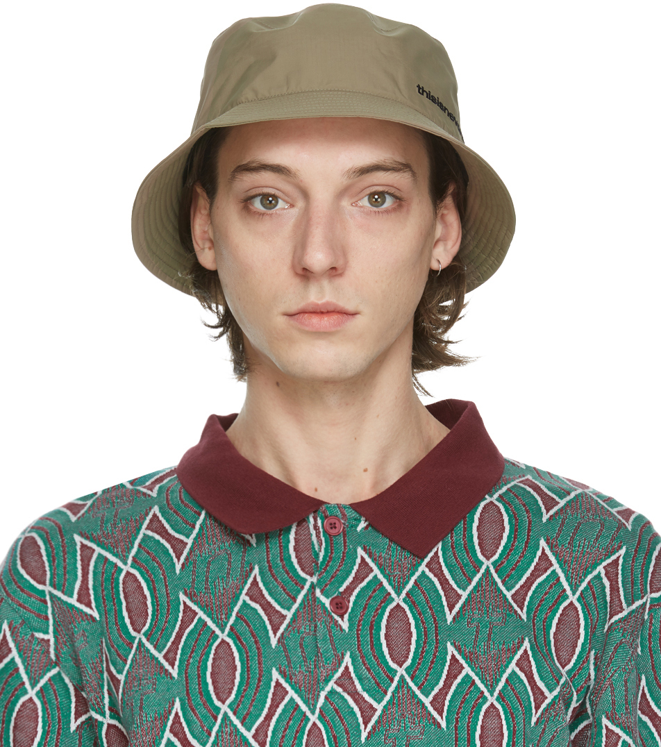 thisisneverthat: Beige Gore-Tex® Bucket Hat | SSENSE UK