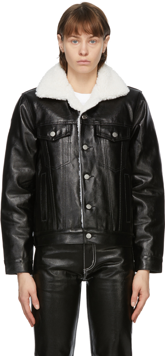 Eytys: Black Buck Pile Jacket | SSENSE