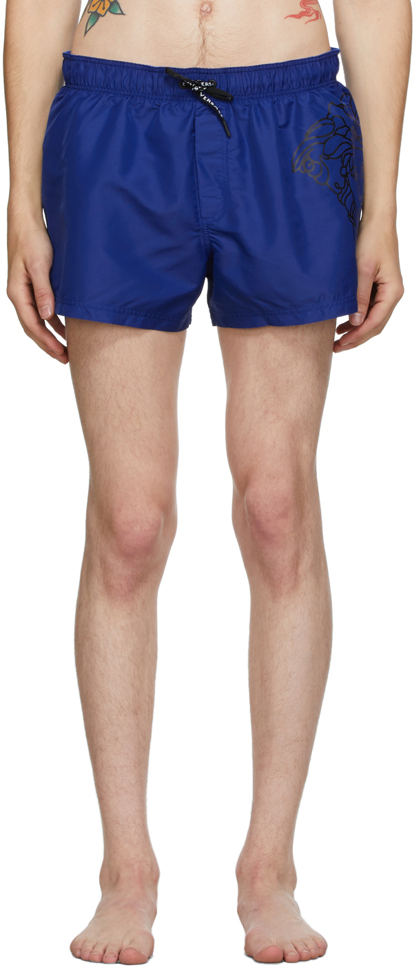 blue versace shorts