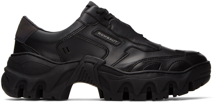 Rombaut: Black Boccaccio II Low-Top Sneakers | SSENSE Canada