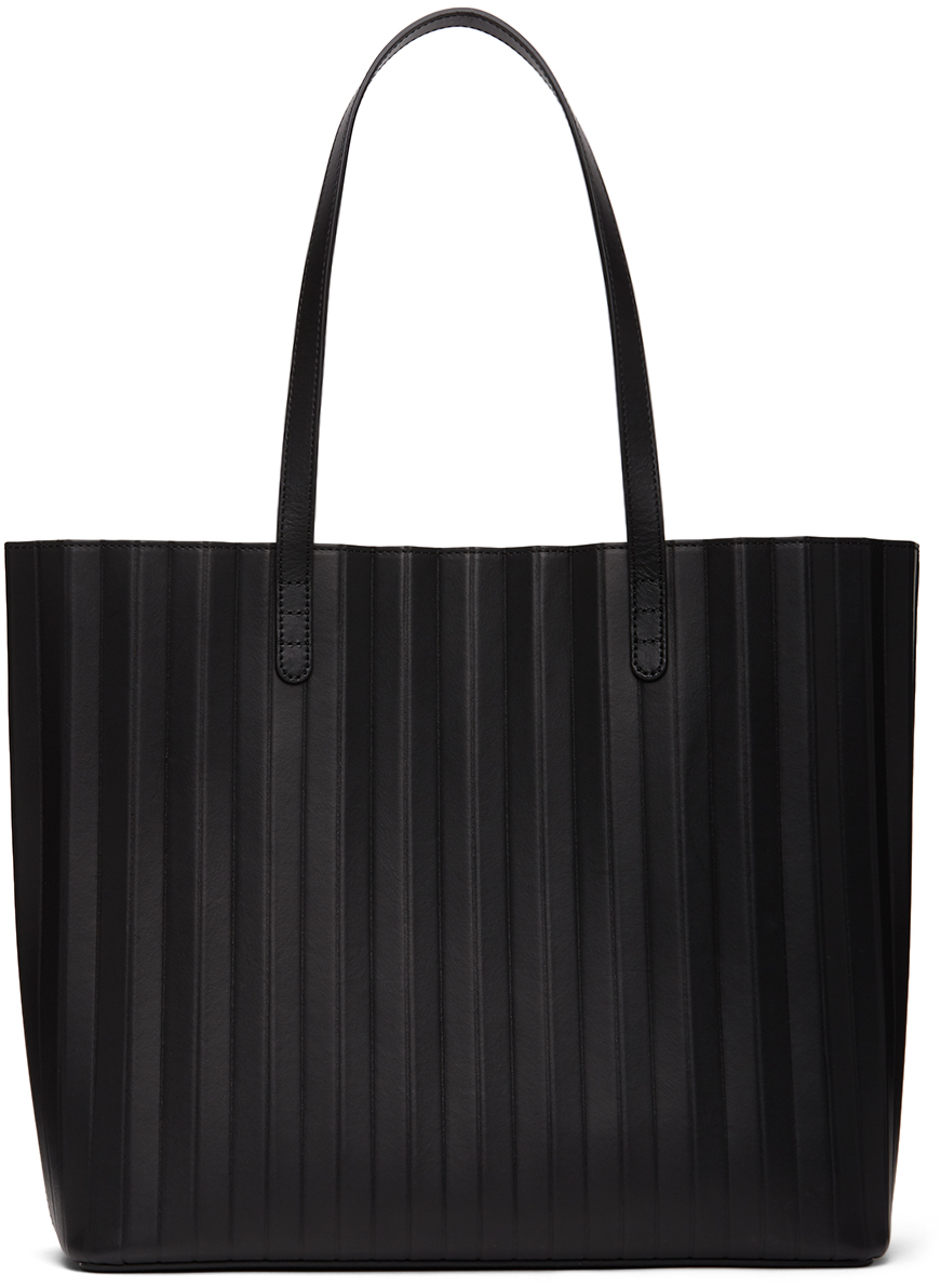 pleated tote bag