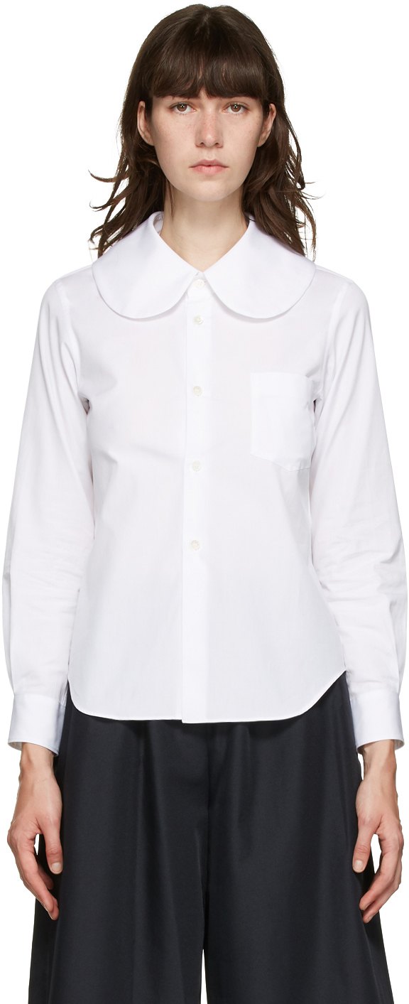 comme des garcons collar shirt