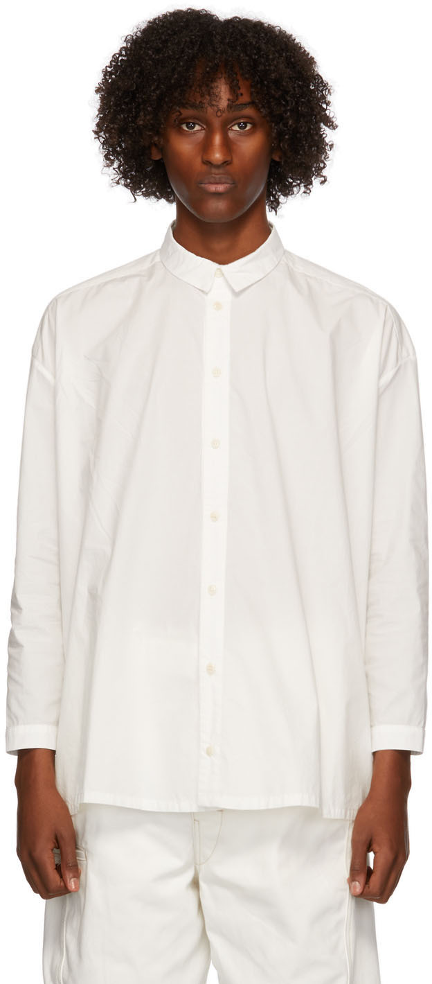 Toogood: White 'The Draughtsman' Shirt | SSENSE