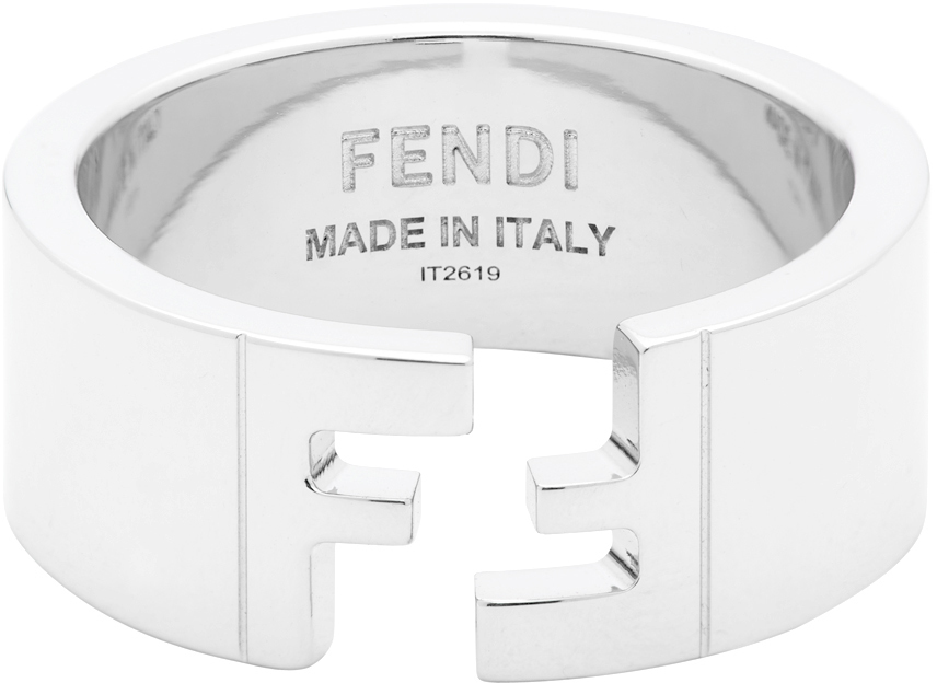 フェンディ 指輪 アクセサリー FENDI メンズ S F0TH0 B08 シルバー 7AJ598 バゲット