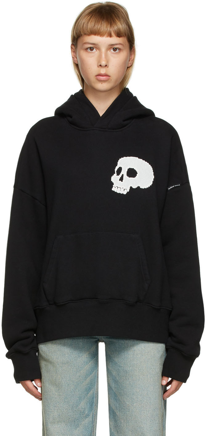 black skull hoodie