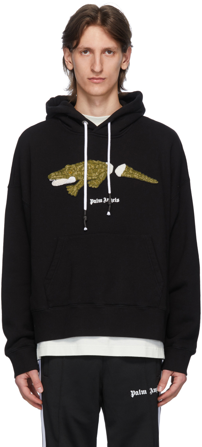 Black Croco Hoodie