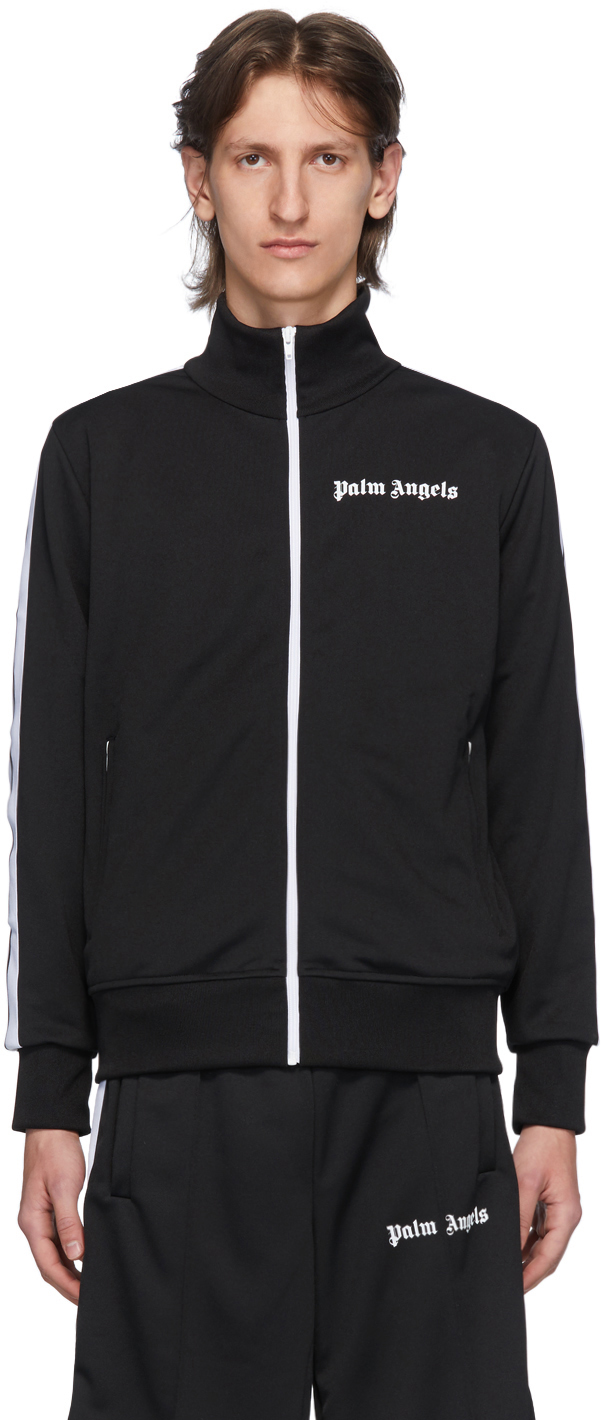 palm angels black track jacket