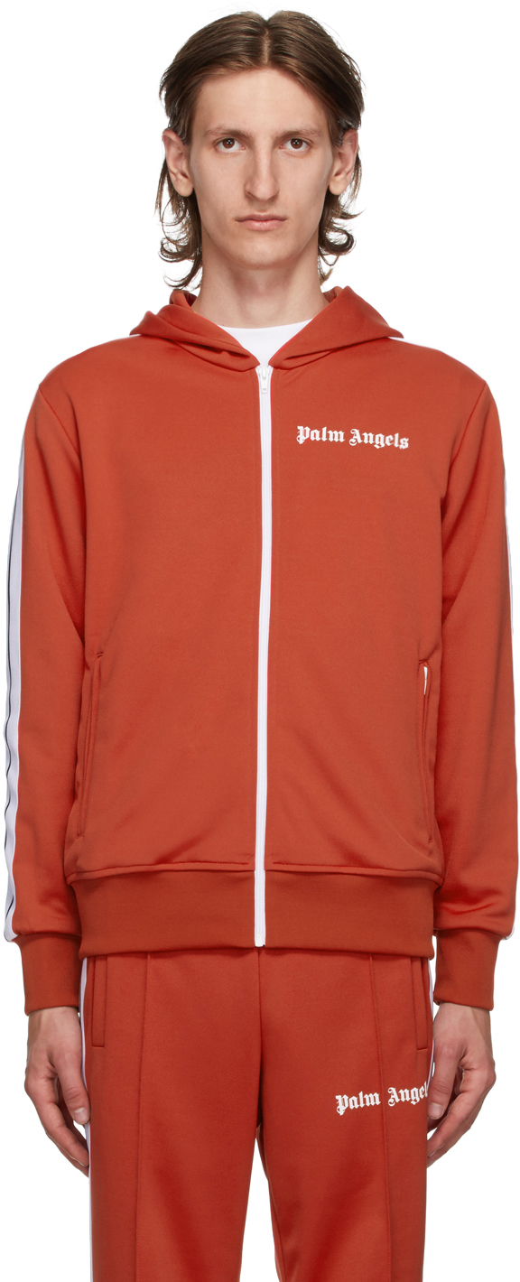 palm angels track jacket orange