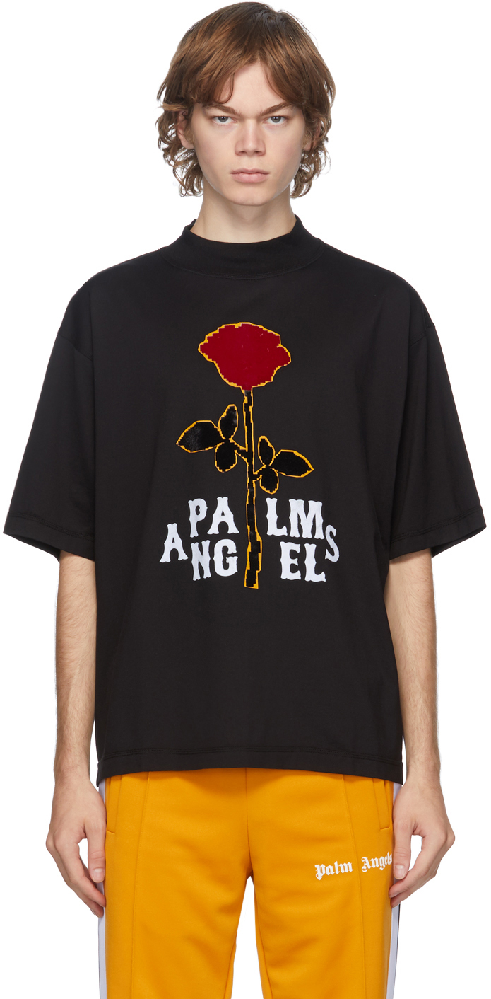palm angels rose t shirt