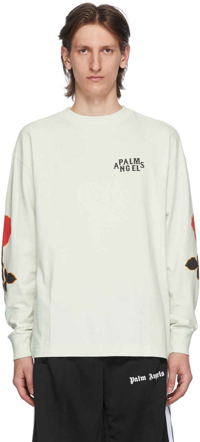 palm angels long sleeve white