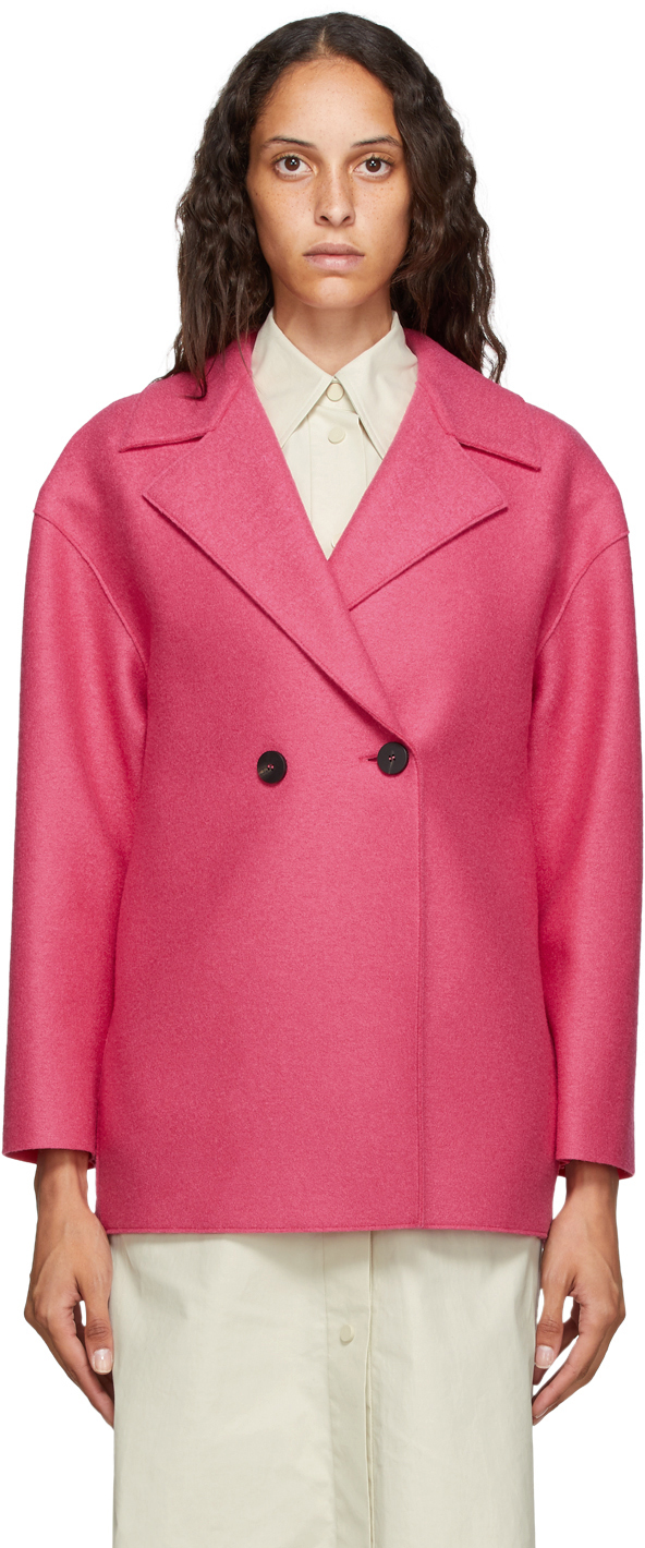 harris wharf pink coat