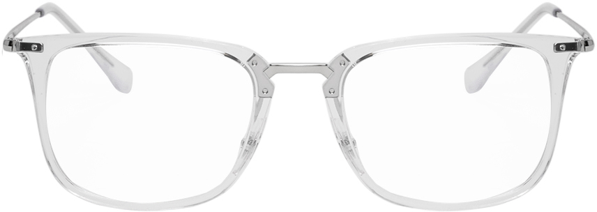 transparent frame glasses ray ban